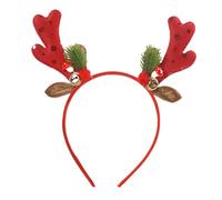 Générique Christmas Headband - 8 Inch Antler Hair Band | Sequin Party Headwear | Festive Accessory For Holiday Events