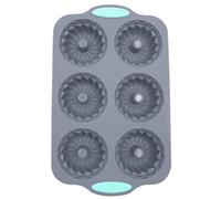 Générique Christmas Ice Molds - 28x18cm Silicone Non-stick Holiday 6-Hole | Festive Wreath Ice Making Tray Soap Molds | For Cocktail Whisky Soap Cake Candy Dessert Treat Drinks Festival Home