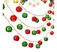 Générique Christmas Jingle Bells Lights - Removable Jingle Bells, Versatile Décor, Battery Operated Design Ensures Flexible Placement Without the Hassle of Cords, Adaptable Design, Multi Color