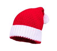 Générique Christmas Knitted Hat, Crochet Beanie, Winter Knitted Beanie, Holiday Crochet Hat, Unisex Christmas Beanie, Cute Santa Hat Costume, Festive Winter Hat,