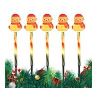Générique Christmas Lights - Santa Lights Outdoor | 5 Pack Waterproof Santa Claus Light for Yard Lawn Patio Driveway Garden Indoor Bedroom Living Room Party Holiday Display, 41x4x4cm