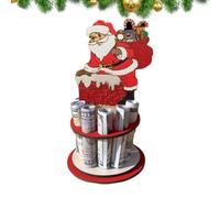 Générique Christmas Money Holder - Wooden Money Holders for Cash | Christmass Santa Claus Clip Made of Wood, Decorative Moneys Holder with Christmas Decoration for The Living Room