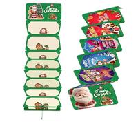 Générique Christmas Money Holders for Cash | Fournitures De Fête - Christmas Santa Cash Envelopes with 10 Slots - Wife Husband Son Daughter Family Friends