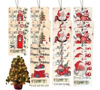 Générique Christmas Money Holders for Cash,Handcrafted Wooden Money Holders Gift,Christmas Card Booklet (14pc)