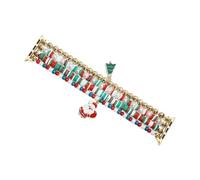 Générique Christmas Natural Stone Beads Bracelet for Women Compatible with Iwatchs10 42mm 46mm Comfortable Holiday Elastic Bracelet for IWatch 10 Miroir Salon Bois (C, A)