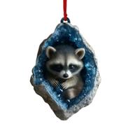 Générique Christmas Ornaments - 4inch Acrylic Animal Pendant for Holiday Decorating, Detailed 2D Charm Style with Display Finish, Seasonal Figurine Decor for Home Garden Tree Window Party Gathering