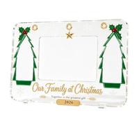 Générique Christmas Photo Frame | Clear Acrylic Seasonal Decoration