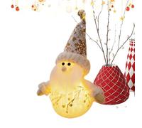 Générique Christmas Plush Doll - Cute Snowman Elk Santa Light Up Doll