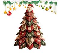 Générique Christmas Quilted Fabric Tree Kit 3D Layered Art Craft Sewing Set