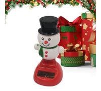 Générique Christmas Solar Dancing Toy - Wonderful Present, Solar Powered Shaking Doll Toy, Creative Soolar Dancing Figurines Toys | Cute Snowman Daancing Toys Christmas Soolar Daancing Figures