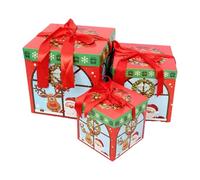 Générique Christmas Stacking Boxes - Christmas Nesting Boxes Set, Stackable Christmass Box, Classic Festive Storage, Christmass Nesting Empty Box For Bedroom Dining Room Room Yard Candies Toys Books