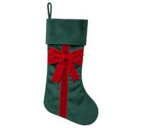 Générique Christmas Stockings | Velvet Candy Bag Stockings with Bow Design | Christmas Socks For Tree Fireplace Mantle Chocolates Prizes Goodie Stuffers Family Holiday