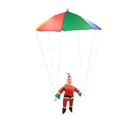Générique Christmas String Lights, Parachute Santa LED Light Display, Waterproof Ambient Lighting with 8 Modes, 1 Set Warm White Fabric for Tree Yard Window Patio Balcony Garden Indoor
