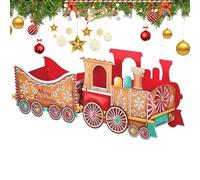 Générique Christmas Train Candy Holder - Fun Christmaes Trains Decoration for Home, Mantel, Bedroom, Dorm, Office and Holiday Thanksgiving Décor