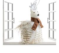 Générique Christmas Tree Ornaments Animals, Festive Hanging Animal Ornament Pendants for Holiday Tree Decoration, Cute Craft Figurines for Farmhouse Home, Garden, Party, Winter Seasonal Decor