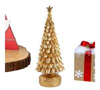 Générique Christmas Tree | Resin Ornaments Snow Frosted Sisal Trees | Diorama Models, Scenery Landscape Architecture | Accessories Suitable for Creative Cute Home Decoration