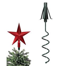 Générique Christmas Tree Topper Holder, Universal Twist on Tree Topper Holder TreeTopper with Adjustable Attachment Fits All Basic Types, Stabilizing and Supporting Treetop Decors