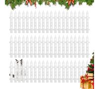 Générique Christmas Tree, White Flexible Gate, Festive Holiday Blocker, Cat Proof Decoration, Versatile Seasonal Barrier, Safe Indoor Accessory, Decorative Tree Guard for Office, and Home