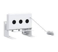 Générique Cible de Biathlon Rabattable à 3 Trous avec Cordon de réinitialisation,Équipements Sportifs,Loisirs de Plein air,Chasse & tir,Accessoires de tir,Cibles de tir,Blanc,1.64 KG,42013605