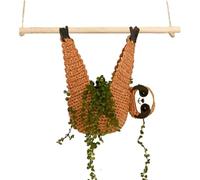 Générique Cintre De Paresseux - Support Au Crochet, Affichage De Pot Intérieur, Jardinière Réglable Écologique | Cadeau De Décoration D'intérieur Unique Pour Les Amateurs De, Balcon,