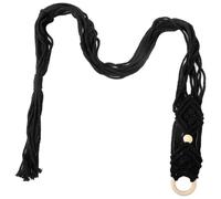 Générique Cintre Mural en Macramé Coton et Lin pour Ukulélé, Support d'Instrument Suspendu, Rangement Mural Décoratif pour Intérieur