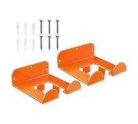 Générique Cintre pour coupe-bordures | Porte-outils mural 2 pièces | Support mural pour le stockage des désherbants dans le hangar, remorque, pelouse, grange, jardin, atelier, sous-sol et garage