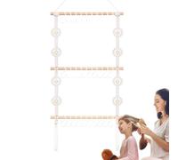 Générique Cintre pour Nœud À Cheveux - Conception Murale Compacte, Matériau Tissé Durable, Panneaux De Rangement en Couches, Crochets D'installation Faciles | Convient pour Bandeaux, Clips, Rubans,