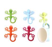 Générique Cintres à ventouse | Crochet Gecko puissant à quatre ventouses - Serviette suspendue ventouse pour cuisine salle de bain douche mur fenêtre porte en verre cintres couleur aléatoire