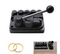 Générique Cintreuse d'anneaux | Équipement de travail artisanal des métaux pour ajustement serré - Pince à former les bagues,Pour Ateliers Projets Scolaires Débutants Passionnés Artistes