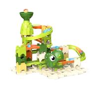 Générique Circuit de Billes pour Enfants, Jeu de Construction, Labyrinthe à Assembler, pour Garçons et Filles, 60 Pièces