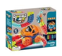 Générique Circuit Flexible Voiture | ABS 41.5x31cm | Rail Mécanique Super Flexible LED Lumineuse - Jouet DIY 3-12 Ans Cadeau