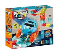 Générique Circuit Voiture - Véhicules Interactifs, Piste Lumineuse LED, Kit Aventure Éducatif ABS, Jeu Maternelle, Activité Familiale, Anniversaire Garçon, Apprentissage 176 Chars