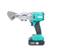 Générique Cisaille à Métaux électrique, Cisaille Rechargeable en Acier Inoxydable, Moteur sans Balais à Faible Bruit, Lumière LED pour Aider à La Coupe (Two Batteries)