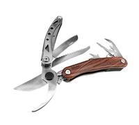 Générique Ciseaux de Jardin Multifonctions en Acier Inoxydable 190 cm, Outils Taille à Main et Accessoires(Brown)