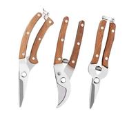 Générique Ciseaux de Jardinage, Ciseaux à Branches Fleurs, Outil d'élagage en Pot, 1/3 pièces(Scissors-3PCS)