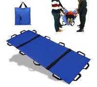 Générique Civière Portable étanche Souple 12 poignées de Sauvetage d'urgence Pliable pour lieux de Sport Ambulance hôpital civière médicale pour handicapés avec Sac à Main