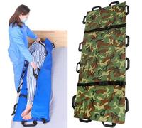 Générique CivièRe Portable Pliable Brancard Portable Pliable avec 12 PoignéEs en Mousse De Caoutchouc Urgence MéDicale Brancard LéGer pour Le Transport De Patients Et d'animaux
