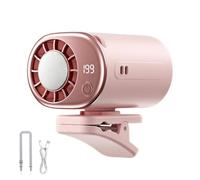 Générique Clamp On Fan For Car - Quiet Adjustable 360 Degree Rotatable, USB Portable Fan With Clip | For Men Women Kids Commuting Camping Golf Beach Music Festival