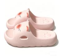Générique Claquette Femme Été Chaussons À Séchage Rapide Sliders Semelle Épaisse Chaton Soft Pantoufle Open Toe Antidérapantes Pantoufles Plates Slip-On Mode Chaussons De Plage Loisirs D'Été