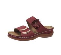 Générique Claquettes Femme Sandales plates décontractées pour femmes,sandales florales,pantoufles pour femmes(Red,38)