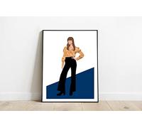 Générique Clara Luciani - Affiche minimaliste - Poster - Impression (11 * 15cm)