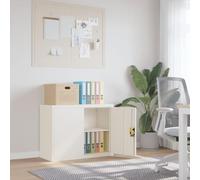 Générique Classeur Blanc 90x40x70 cm Acier,Classeur à tiroirs,21.05KG-339720