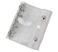 Générique Classeur M5,Classeur M5 6 Trous Transparent Mignon - Couverture Carnet De Poche - Pour École Maison Étude Travail Affaires Voyages Classement Bureau Sac à Dos