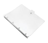 Générique Classeur Souple Transparent en Plastique pour Cahier, Protège Carnet et Bloc-notes, Facile à Utiliser, pour Bureau ou Présent, Garde Vos Documents Propres