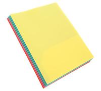 Générique Classeurs à pochettes plastiques A4 6 pièces avec attaches pour gestion de documents de bureau et rangement scolaire avec capacité importante