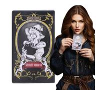 Générique Classic Tarot Cards - Guide Book Set, 10x6cm Mini Deck with -Friendly Design, Durable Card Material, Divination Kit with Easy Learn, Tarot Cards for Family Gathering Meditation