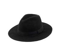 Générique Classico Cappello Fedora per occasioni eleganti e Casual, Senza Tempo, Con tesa Larga, ideale per il Sole e il calore invernale. (Black, One Size)