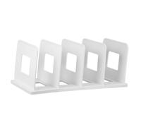 Générique Classificateur De Fichiers De Bureau Armoire Passoire pour Poubelle Petit Organiseur De Fichiers Organisation Porte-classeur Haut Organisateurs Lettre Plastique Blanche