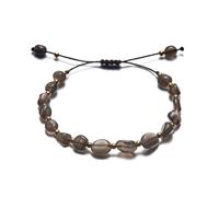 Générique Classique Bracelet Naturelle Précieuses Inoxydable Élastique Avec Bracelet Perles 4 Bracelet Anneaux (A, One Size)