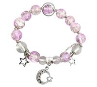 Générique Classique Bracelet Quartz Bracelet Phrases Naturelle Bijoux Dainty Strand Bracelets Jonc Hommes Amoureux En Bijoux (Purple, One Size)